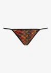 Pucci Vivara Bikini Briefs Bold Pattern Design In Multi