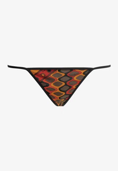 PUCCI VIVARA PRINT BIKINI BRIEFS