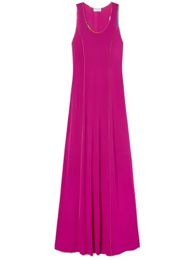 Pucci Vivara-print Dress In Pink