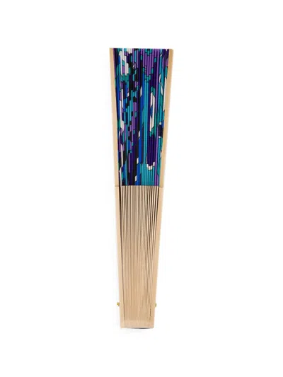 Pucci Vivara Print Hand Fan In Multi