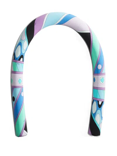 Pucci Vivara-print Pool Float In Blue