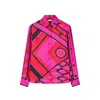 Pucci Vivara-print Silk Shirt In Multi
