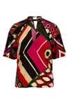 Pucci Vivara Print Top In Multi