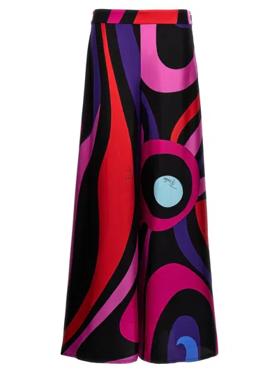 Pucci 'vivara' Trousers In Multicolor