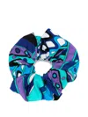 Pucci Vivara-print Zip-pocket Scrunchie In Multi