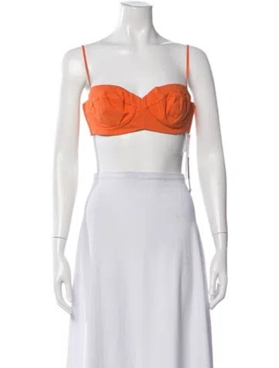 Pre-owned Pucci V-neck Sleeveless Sports Bra W/ Tags In Green