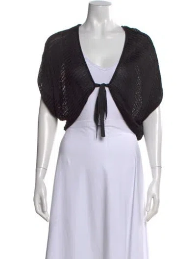 Pre-owned Pucci V-neck Sweater In Black