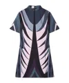 Pucci Volute-print Flared Dress In Multi