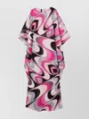 Pucci Waves Print Cotton Kaftan Clothing