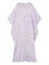 Pucci Wave-print Kaftan In Purple