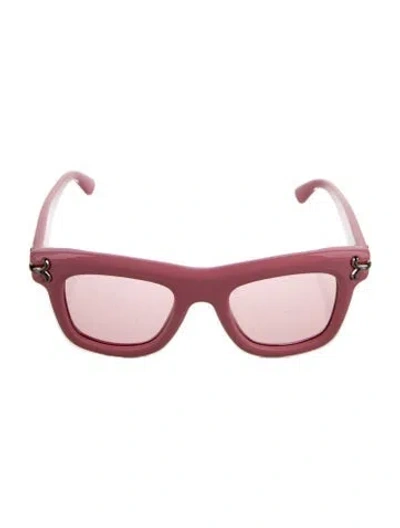 Pre-owned Pucci Wayfarer Mirrored Sunglasses In Pink