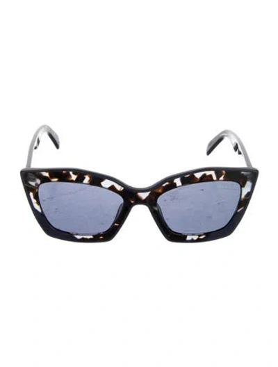Pre-owned Pucci Wayfarer Tinted Sunglasses In Blue