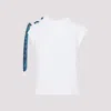 Pucci Short Sleeve T-shirt With Printed Drawstring Clothing In White