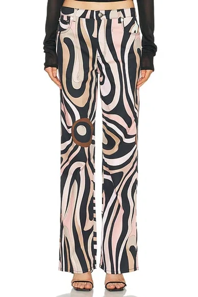 Pucci Wide Leg In Black