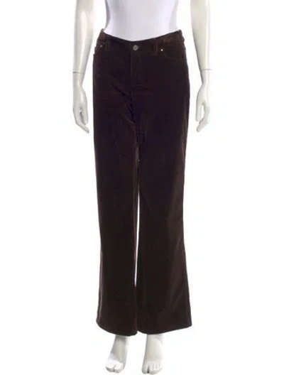 Pre-owned Pucci Wide Leg Pants In Black