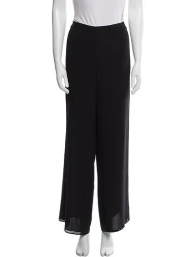 Pre-owned Pucci Wide Leg Pants In Black