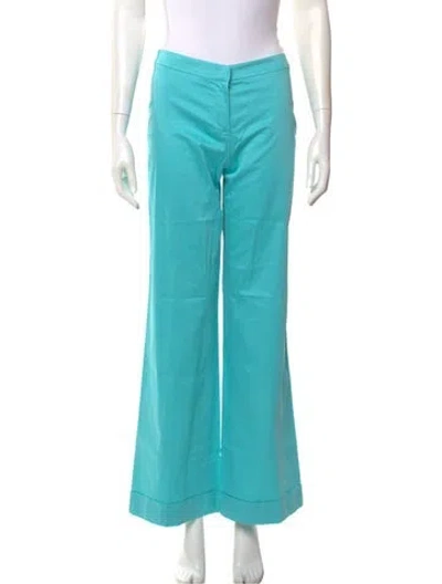 Pre-owned Pucci Wide Leg Pants In Blue