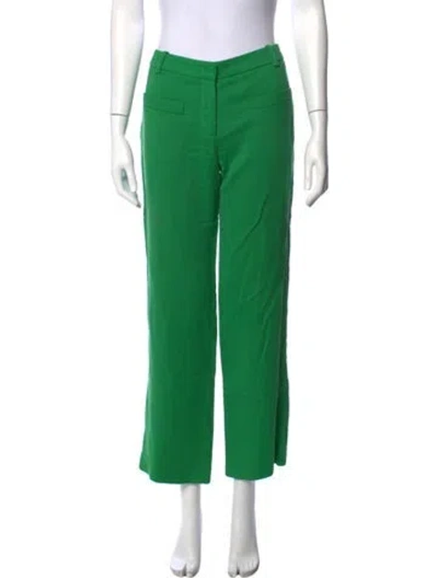 Pre-owned Pucci Wide Leg Pants In Green