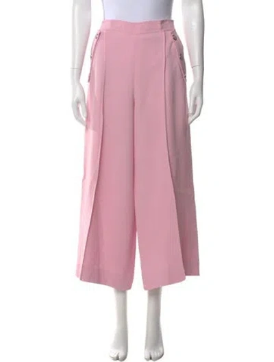 Pre-owned Pucci Wide Leg Pants In Pink