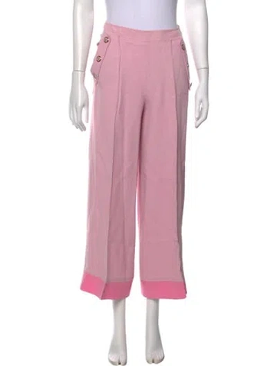 Pre-owned Pucci Wide Leg Pants In Pink