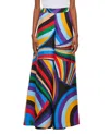 Pucci Iride Silk Twill Wide-leg Pants