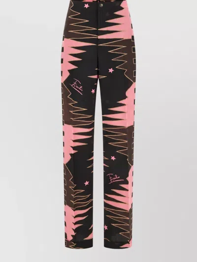 Pucci Wide-leg Trousers In Black