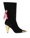 Pucci Woman Boot Black Size 8 Leather In Black