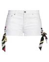 Pucci Low-rise Cotton Shorts In White