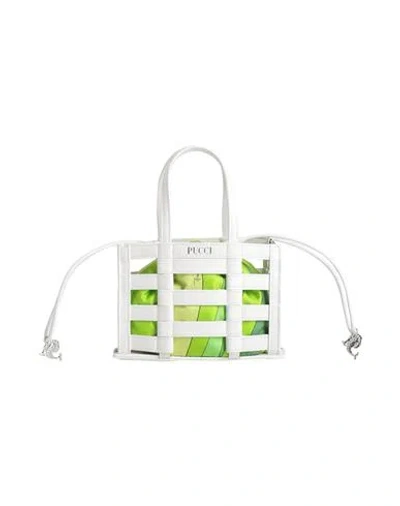 Pucci Woman Handbag Light Green Size - Leather