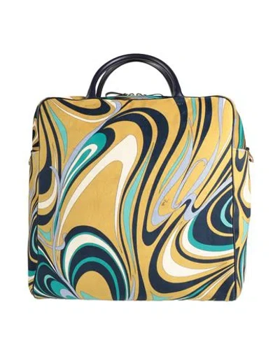 Pucci Woman Handbag Lime Green Size - Polyester, Calfskin