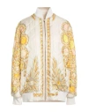 Pucci Woman Jacket Marigold Size M Silk, Viscose, Polyamide, Elastane In Yellow