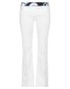 Pucci Woman Jeans White Size 10 Cotton, Elastane In White