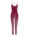 Pucci Woman Jumpsuit Fuchsia Size L Viscose, Polyamide, Elastane In Pink