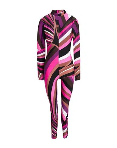 Pucci Woman Jumpsuit Purple Size 10 Polyamide, Elastane