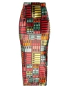 Pucci Woman Maxi Skirt Red Size L Viscose, Polyamide, Elastane In Red