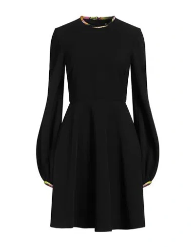Pucci Woman Midi Dress Black Size 6 Polyester, Elastane