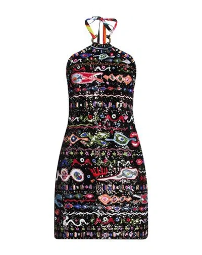 Pucci Woman Mini Dress Black Size 6 Polyester, Silk