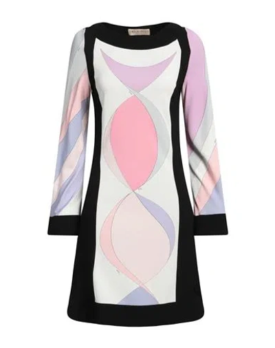 Pucci Woman Mini Dress Mauve Size 10 Viscose, Silk In Purple
