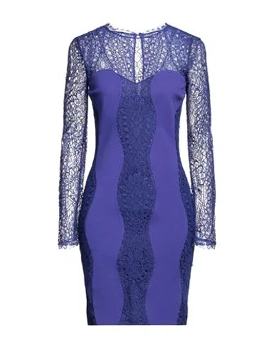 Pucci Woman Mini Dress Purple Size 8 Viscose, Polyamide, Elastane