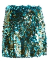 Pucci Woman Mini Skirt Emerald Green Size 10 Polyamide In Green