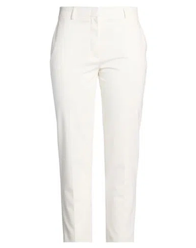 Pucci Woman Pants Ivory Size 12 Virgin Wool, Mohair Wool, Elastane In White