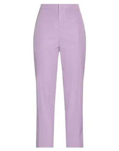 Pucci Woman Pants Lilac Size 14 Polyester In Purple