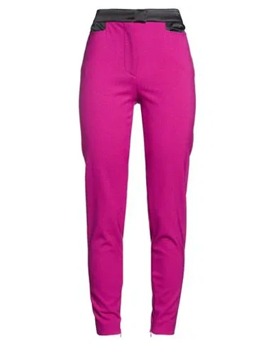 Pucci Woman Pants Magenta Size 6 Virgin Wool, Mohair Wool, Silk, Elastane In Multi