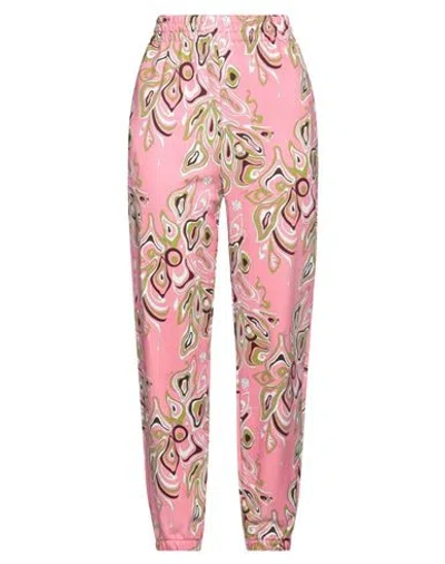 Pucci Woman Pants Pink Size L Cotton