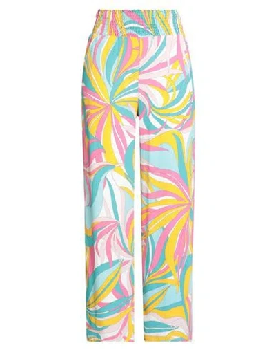 Pucci Woman Pants Turquoise Size S Viscose In Blue