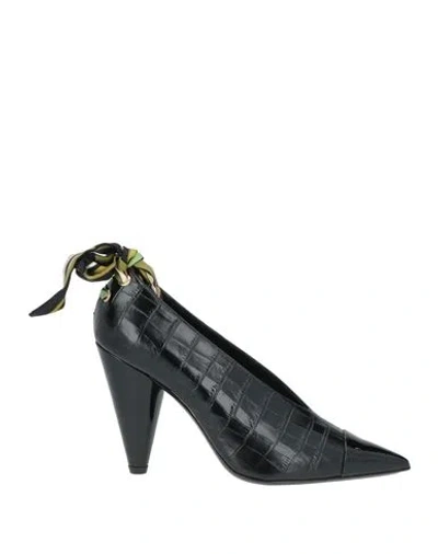 Pucci Woman Pumps Black Size 6 Leather