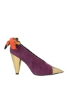 Pucci Woman Pumps Purple Size 8 Leather In Purple