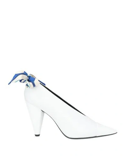 Pucci Woman Pumps White Size 7 Leather
