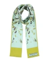 Pucci Woman Scarf Light Green Size - Silk In Multi