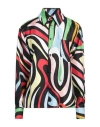 Pucci Woman Shirt Black Size 14 Silk In Black